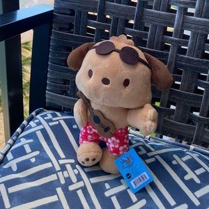 Sanrio Hello Kitty Pochacco Hawaii Exclusive 6" Plush Doll Rare Find